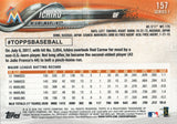 #157 Ichiro Miami Marlins 2018 Topps Series 1 Baseball Card EAV