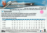 #125 Yoenis Cespedes New York Mets 2018 Topps Series 1 Baseball Card EAV