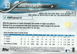 #145 Michael Fulmer Detroit Tigers YD 2018 Topps Series 1 Baseball Card EAV