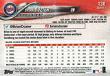 #130 Brian Dozier Minnesota Twins 2018 Topps Series 1 Baseball Card EAV