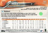 #165 Ty Blach San Francisco Giants 2018 Topps Series 1 Baseball Card EAV