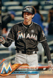 #170 Christian Yelich Miami Marlins 2018 Topps Series 1 Baseball Card EAV