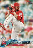 #168 Ricky Nolasco Los Angeles Angels 2018 Topps Series 1 Baseball Card EAV