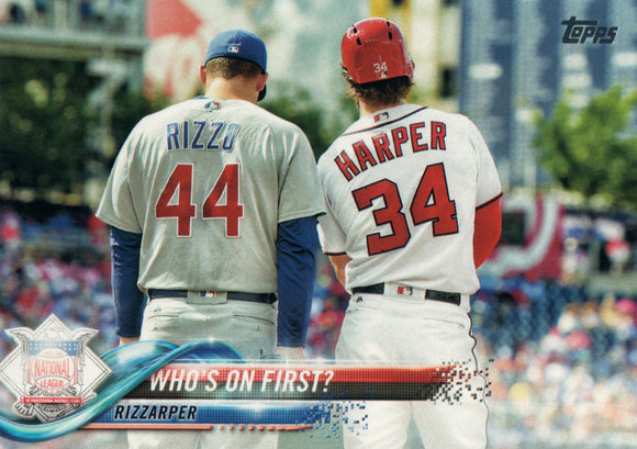 #126 Who's on First National League 2018 Topps Series 1 Baseball Card EAV