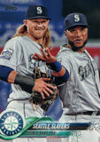 #205 Seattle Slayers Seattle Mariners 2018 Topps Series 1 Baseball Card EAW
