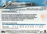 #138 Luiz Gohara Rookie Atlanta Braves 2018 Topps Series 1 Baseball Card EAW