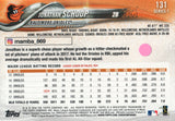 #131 Jonathan Schoop Baltimore Orioles 2018 Topps Series 1 Baseball Card EAW