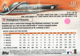 #132 Marcell Ozuna Miami Marlins 2018 Topps Series 1 Baseball Card EAW