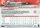 #209 Eugenio Suarez Cincinnati Reds 2018 Topps Series 1 Baseball Card EAX