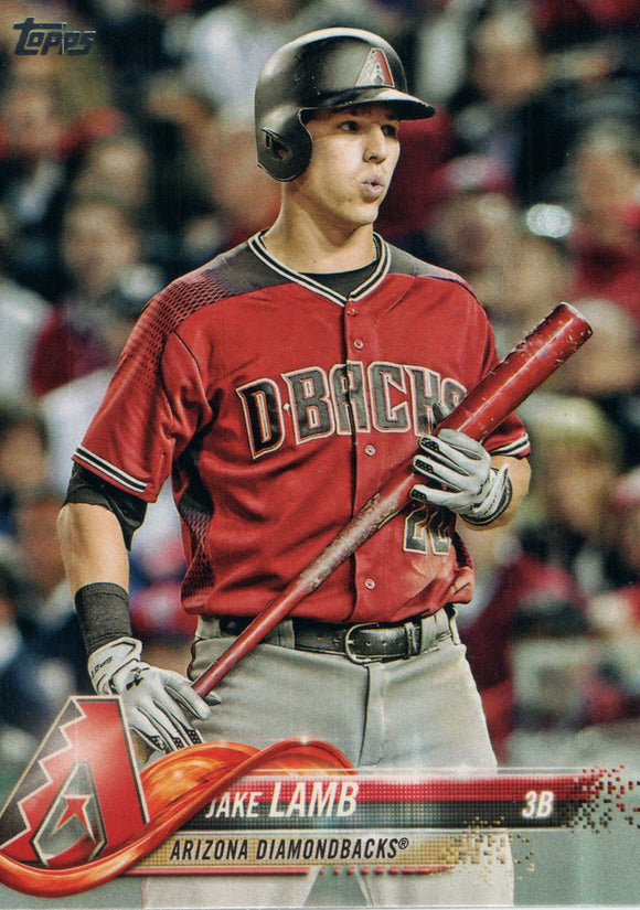 #248 Jake Lamb Arizona Diamondbacks 2018 Topps Series 1 Baseball Card EAX