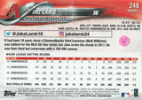 #248 Jake Lamb Arizona Diamondbacks 2018 Topps Series 1 Baseball Card EAX