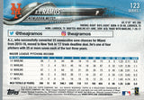 #123 A.J. Ramos New York Mets 2018 Topps Series 1 Baseball Card EAX