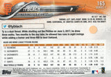 #165 Ty Blach San Francisco Giants 2018 Topps Series 1 Baseball Card EAX