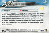 #135 Team Card Atlanta Braves 2018 Topps Series 1 Baseball Card EAX
