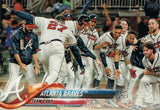 #135 Team Card Atlanta Braves 2018 Topps Series 1 Baseball Card EAX