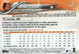 #131 Jonathan Schoop Baltimore Orioles 2018 Topps Series 1 Baseball Card EAX
