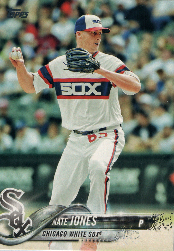 Copy of #232 Nate Jones Chicago White Sox 2018 Topps Series 1 Baseball Card  EAY