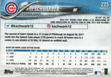 #225 Kyle Schwarber Chicago Cubs 2018 Topps Series 1 Baseball Card EAY