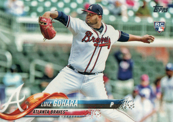 #138 Luiz Gohara Rookie Atlanta Braves 2018 Topps Series 1 Baseball Card EAY