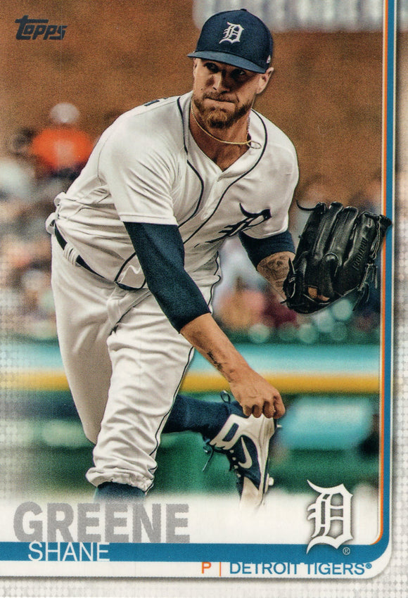 #229 Shane Greene Detroit Tigers 2018 Topps Series 1 Baseball Card EAY