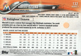 #132 Marcell Ozuna Miami Marlins 2018 Topps Series 1 Baseball Card EAY