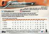 #285 Trey Mancini Baltimore Orioles 2018 Topps Series 1 Baseball Card EAZ