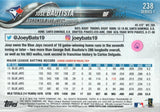 #238 Jose Bautista Toronto Blue Jays 2018 Topps Series 1 Baseball Card EAZ