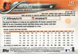 #142 Adam Jones Baltimore Orioles 2018 Topps Series 1 Baseball Card EAZ
