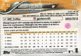 #201 Gregory Polanco Green Pittsburgh Pirates 2018 Topps Series 1 Baseball Card EAZ
