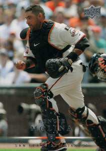 #116 Bengie Molina San Francisco Giants 2008 Upper Deck Series 1 Baseball Card