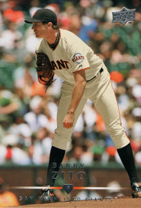 #112 Barry Zito San Francisco Giants 2008 Upper Deck Series 1 Baseball Card