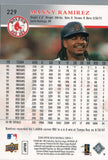 #229 Manny Ramirez Boston Red Sox 2008 Upper Deck Series 1 Baseball Card FAJ