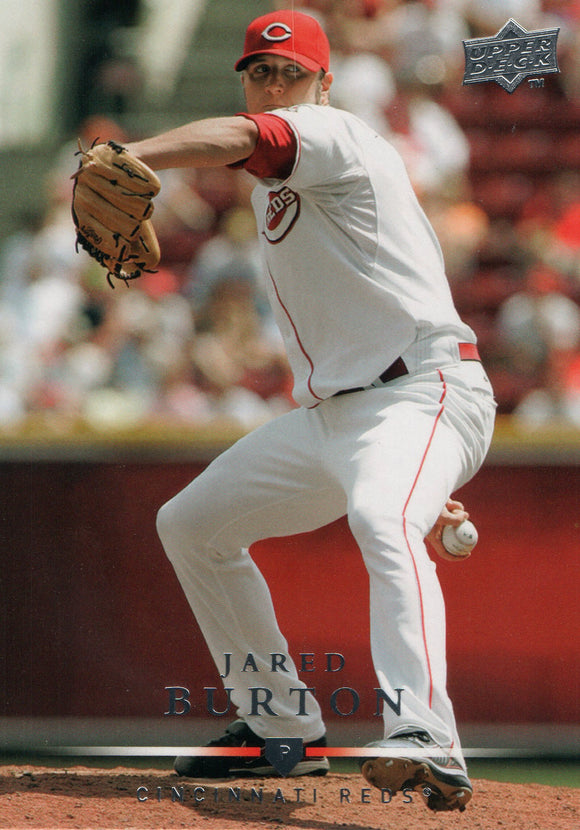 #233 Jared Burton Cincinnati Reds 2008 Upper Deck Series 1 Baseball Card FAJ
