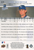 #319 Luke Hochevar Rookie Kansas City Royals 2008 Upper Deck Series 1 Baseball Card FAK