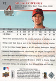 #92 Micah Owings Arizona Diamondbacks 2008 Upper Deck Series 1 Baseball Card FAK