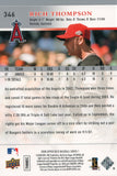 #346 Rich Thompson Rookie Los Angeles Angels 2008 Upper Deck Series 1 Baseball Card FAL