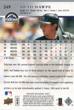 #249 Brad Hawpe Colorado Avalanche 2008 Upper Deck Series 1 Baseball Card FAL
