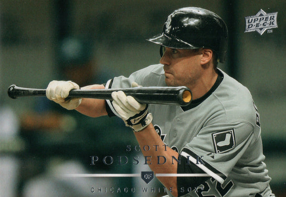#288 Scott Podsednik Chicago White Sox 2008 Upper Deck Series 1 Baseball Card OD FAL