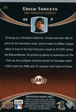 #25 Erick Threets Rookie Debut San Francisco Giants 2008 Upper Deck Series 1 Baseball Card FAL
