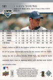 #181 Chris Young San Diego Padres 2008 Upper Deck Series 1 Baseball Card FAM