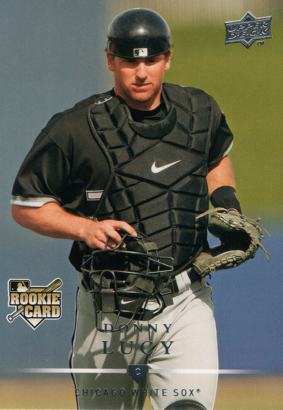 #325 Donny Lucy Rookie Chicago White Sox 2008 Upper Deck Series 1 Baseball Card FAM