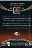 #24 Eugenio Velez Rookie Debut San Francisco Giants 2008 Upper Deck Series 1 Baseball Card FAM