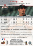 #14 Chad Qualls Houston astros 2008 Upper Deck Series 1 Baseball Card FAN