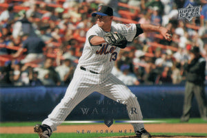 #154 Billy Wagner New York Mets 2008 Upper Deck Series 1 Baseball Card FAN