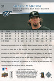 #31 Shaun Marcum Toronto Blue Jays 2018 Topps Series 1 Baseball Card FAO