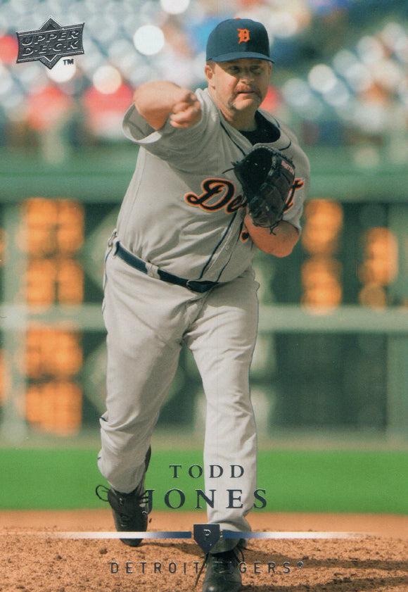 #265 Todd Jones Detroit Tigers 2018 Topps Series 1 Baseball Card FAO