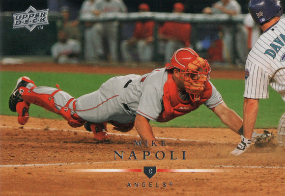 #6 Mike Napoli Los Angeles Angels 2018 Topps Series 1 Baseball Card FAO