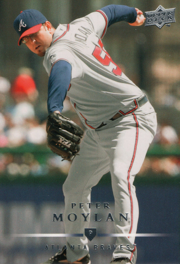#45 Peter Moylan Atlanta Braves 2018 Topps Series 1 Baseball Card FAO