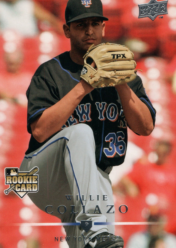 #312 Willie Collazo Rookie New York Mets 2018 Topps Series 1 Baseball Card FAO