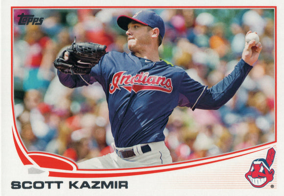 US230 Scott Kazmir Cleveland Indians 2013 Topps Baseball Card FAP